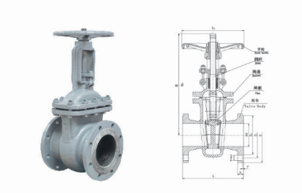 Gost Heavy Type Steel Gate Valve