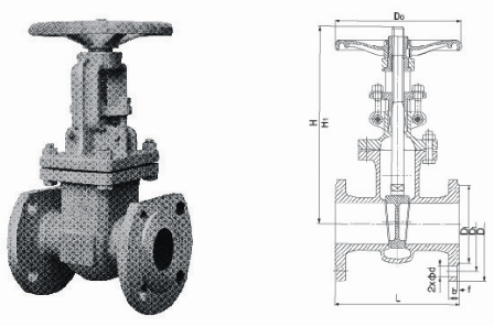 Gost Light Type Steel Gate Valve