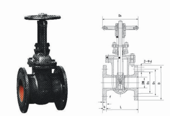 Gost  Cast Iron Gate Valve Z41/44T-10