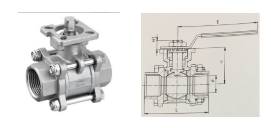 3PC Ball Valve-1000WOG