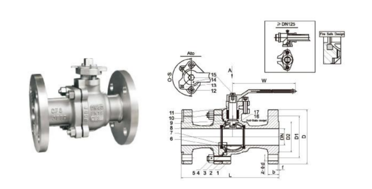 Q41F-16/25/40 DIN Ball Valve