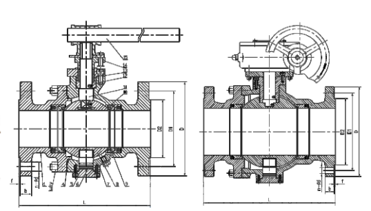 Q47/3/947F-150/300/600LB ANSI Fixed Ball Valve