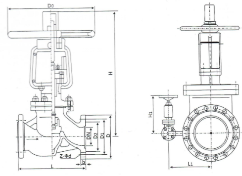 JY41W-16P*R/25P*R/40P*R Oxygen Pipe Globe Valve