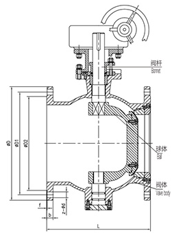 PBQ40-16C/25 Partial Hemisphere Ball Valve