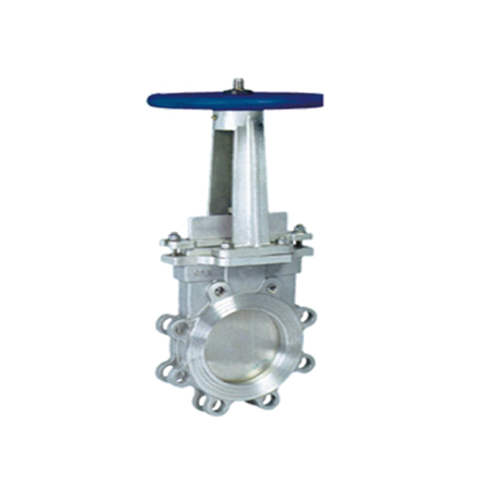 stainless steel knife-gate valve with hand handle