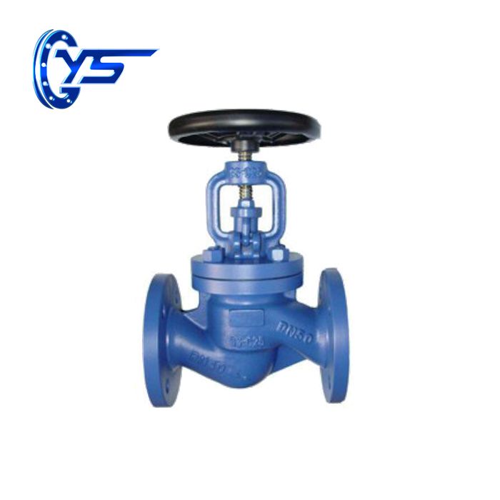 DIN grey iron pipeline nominal pressure globe valve 