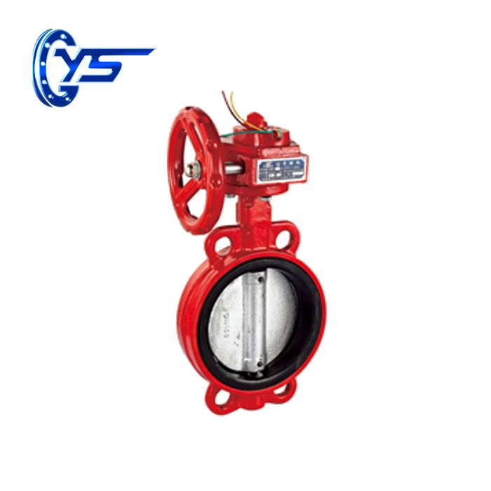 Ductile iron Fire fighting signal butterfly valve 