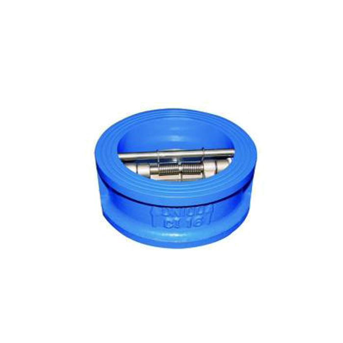 hot sale ductile iron wafer butterfly check valve