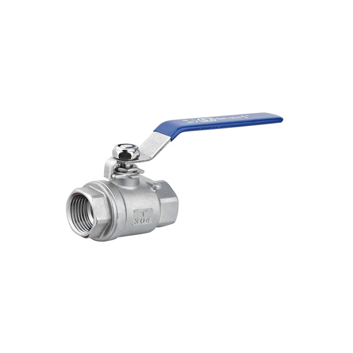 Q11F-16P stainless steel two-piece ball valve