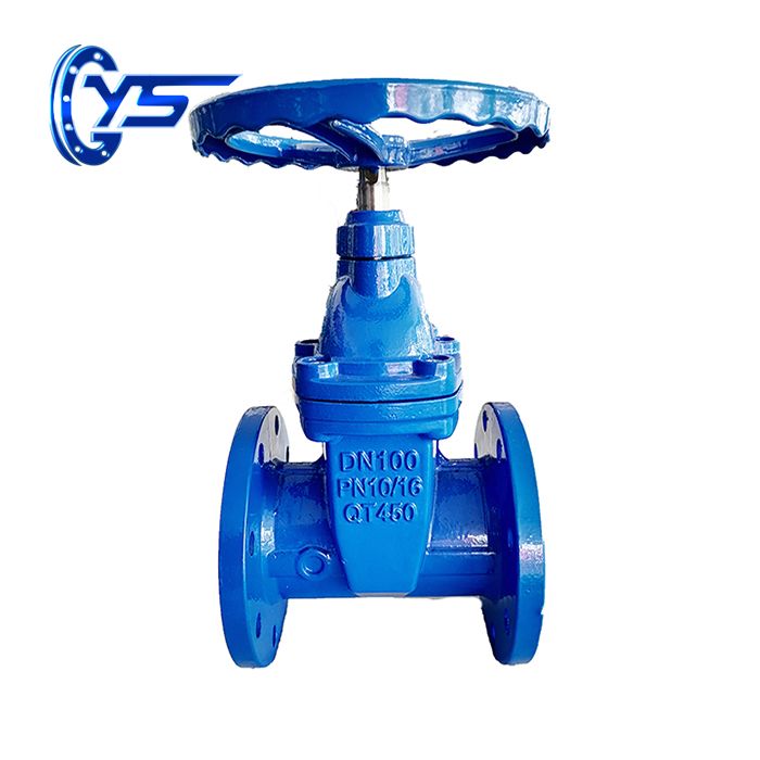 DIN F4  4 inch resilient seat soft seal gate valves