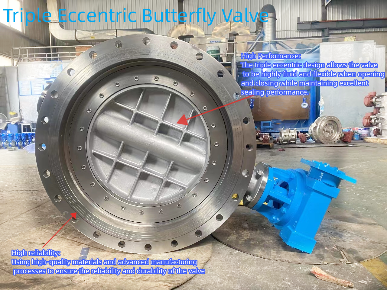 triple eccentric butterfly valve