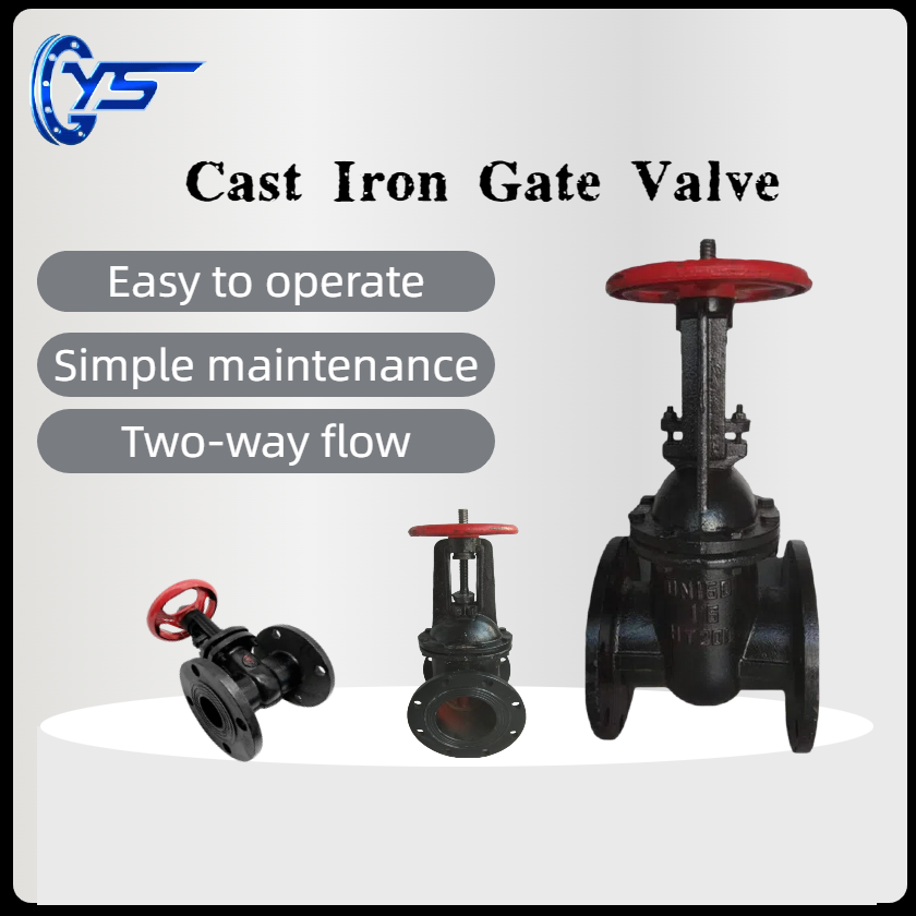 Gost Cast Iron Gate Valve Z44T-10/Z41T-16