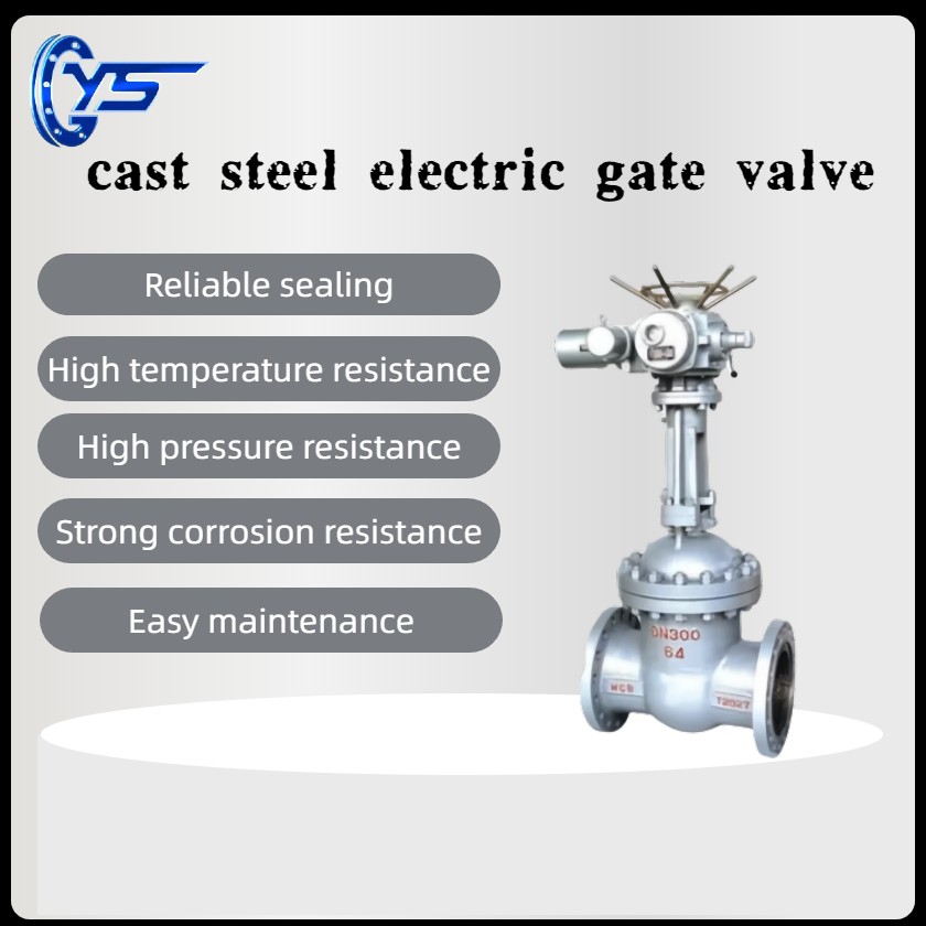 Z941H-16C / 25 DN 50-1000mm cast steel electric gate valve