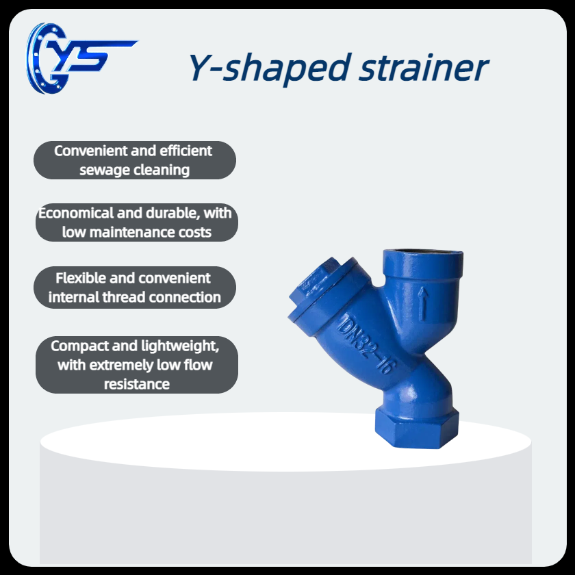 GL11H-16 Cast Iron Y type Thread Strainer