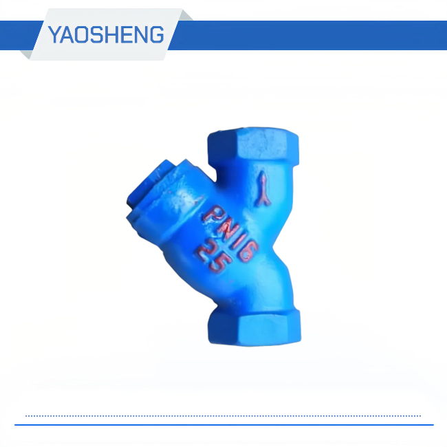 GL11H-16 Cast Iron Y type Thread Strainer