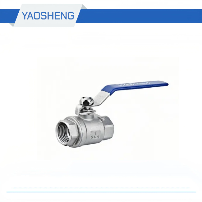 Q11F-16P stainless steel two-piece ball valve