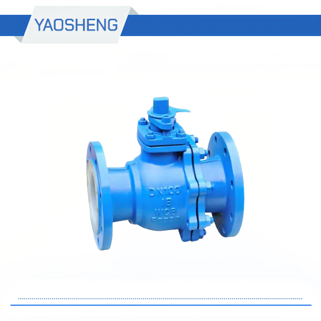 Q41F46-10C/16C Manual LIning Fluorine Ball Valve