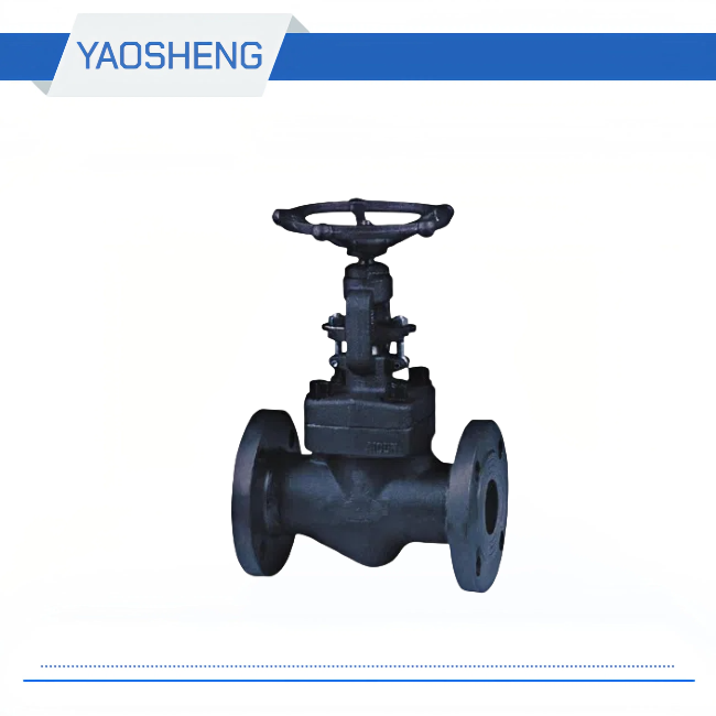 J41H / Y-25 / 40/64/100/160 forged steel flange globe valve