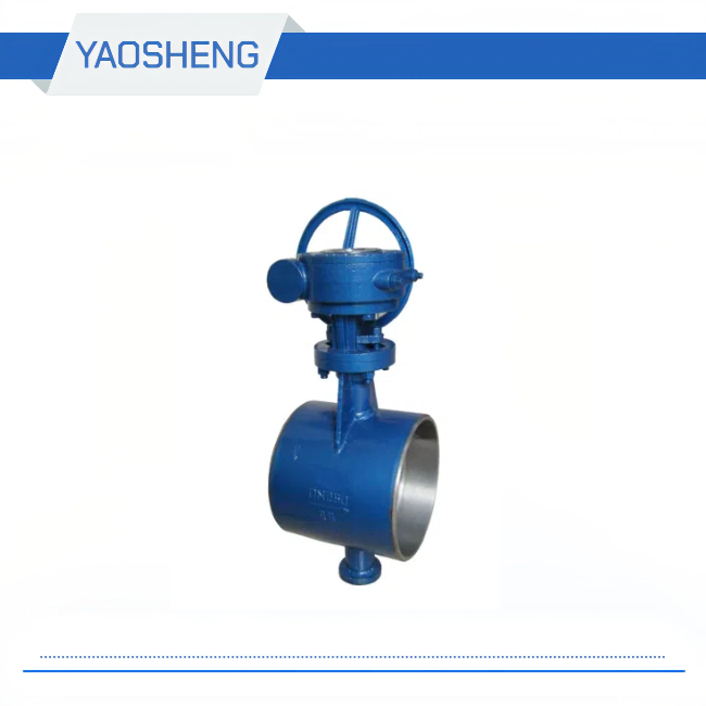 D363H-10C / 16/25 Butt Welding Three Eccentric Multi-level Hard Seal Butterfly
