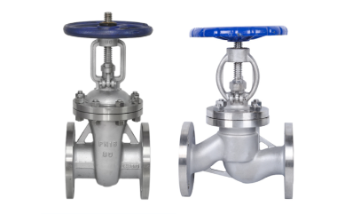 Comparison between gate valve and globe valve